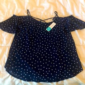 Open shoulder blouse Stitch Fix